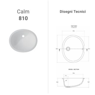Lavabo Corian Calm 810