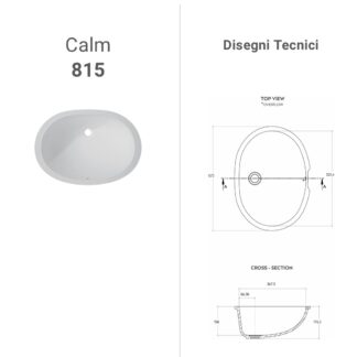 Lavabo Corian Calm 815