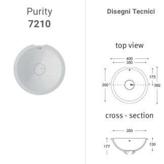 Lavabo Corian Purity 7210