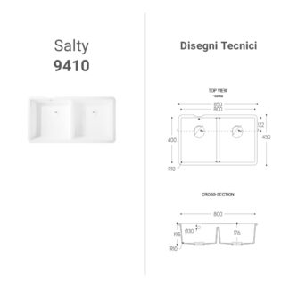 Lavabo Corian Salty 9410