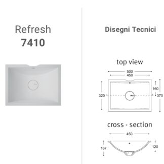 Lavabo Corian Refresh 7410