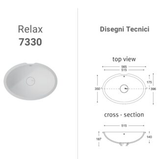 Lavabo Corian Relax 7330