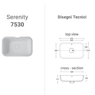 Lavabo Corian Serenity 7530